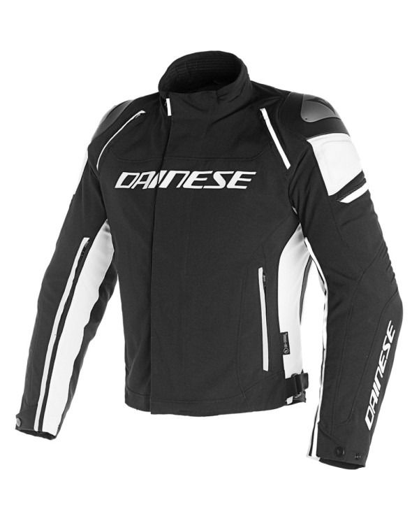CHAQUETA DAINESE RACING 3 D-DRY NEGRA/BLANCA |Verano |Beatbikers