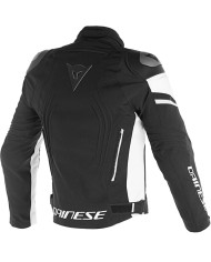 CHAQUETA DAINESE RACING 3 D-DRY NEGRA/BLANCA |Verano |Beatbikers