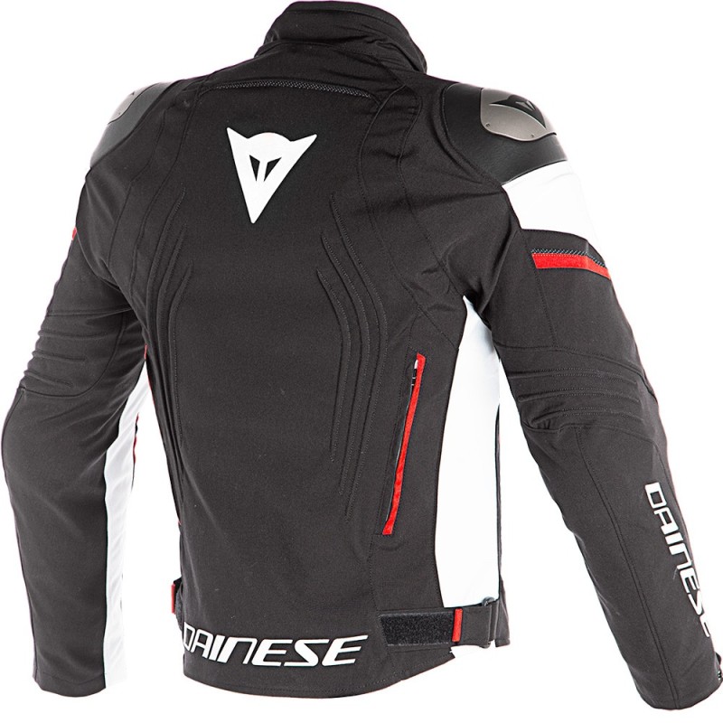CHAQUETA DAINESE RACING 3 D-DRY NEGRO/BLANCO/ROJO FLUOR
