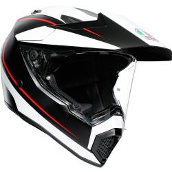 CASCO AGV AX9 PACIFIC ROAD NEGRO/ROJO