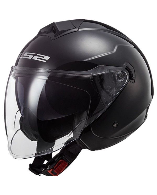 CASCO LS2 TWISTER II NEGRO BRILLO