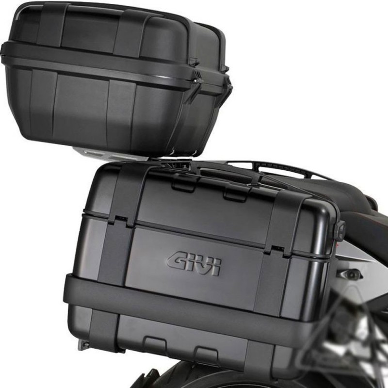 PACK MALETA GIVI TRK46B TREKKER BLACK MONOKEY
