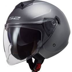 Casco ls2 twister ii titanio mate