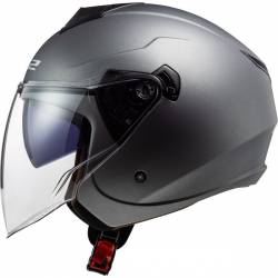 Casco ls2 twister ii titanio mate