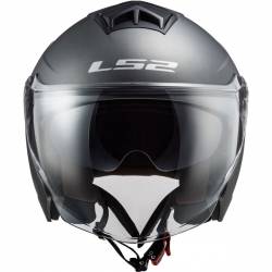 Casco ls2 twister ii titanio mate