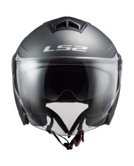 Casco ls2 twister ii titanio mate