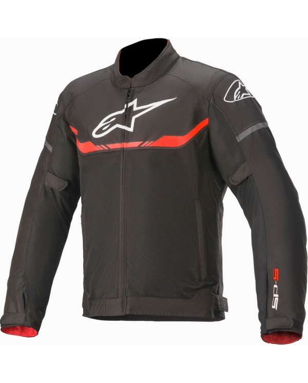 CHAQUETA ALPINESTARS T-SPS AIR NEGRA/ROJO FLUOR