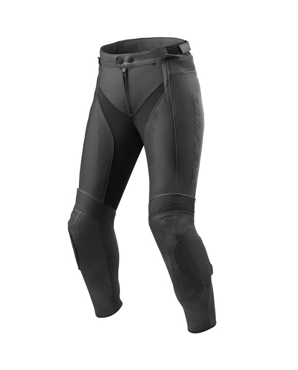 PANTALONES REVIT XENA 3 PIEL LADY NEGRO | Cuero de moto | %brands%