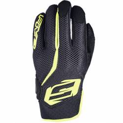 GUANTES FIVE RS5 AIR NEGRO/AMARILLO