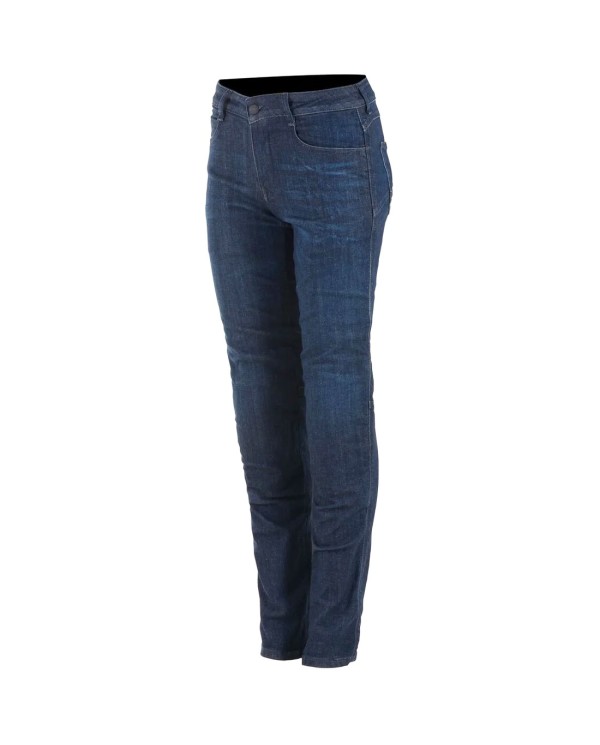 PANTALONES VAQUEROS ALPINESTARS DAISY V2 WOMENS RINSE PLUS BLUE