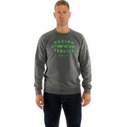 SUDADERA DAINESE PADDOCK SWEATSHIRT GRIS/VERDE