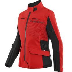 CHAQUETA DAINESE TONALE LADY D-DRY XT TOUR-RED/LAVA-RED/BLACK