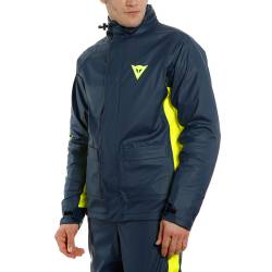 CHAQUETA DAINESE IMPERMEABLE STORM 2 UNISEX IRIS/AMARILLO FLUOR