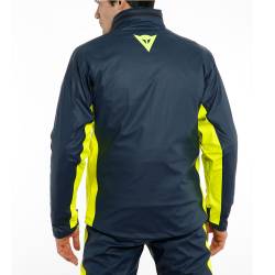 CHAQUETA DAINESE IMPERMEABLE STORM 2 UNISEX IRIS/AMARILLO FLUOR