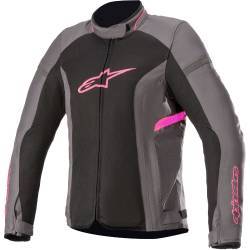 CHAQUETA ALPINESTARS STELLA T-KIRA V2 AIR LADY TAR GRAY/BLACK/DIVA PINK