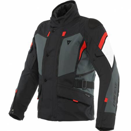 CHAQUETA DAINESE CARVE MASTER 3 GORE-TEX BLACK/EBONY/LAVA-RED