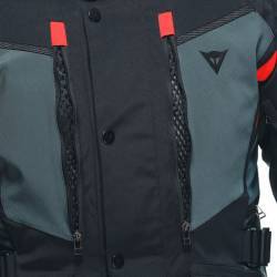 CHAQUETA DAINESE CARVE MASTER 3 GORE-TEX BLACK/EBONY/LAVA-RED