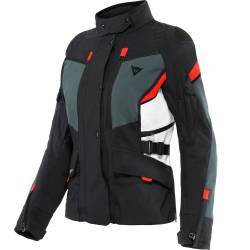 CHAQUETA DAINESE CARVE MASTER 3 LADY GORE-TEX BLACK/EBONY/LAVA-RED