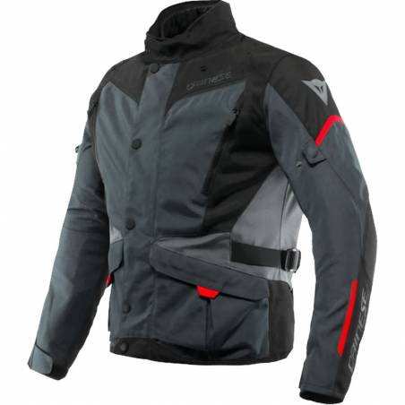 CHAQUETA DAINESE TEMPEST 3 D-DRY EBONY/BLACK/LAVA-RED