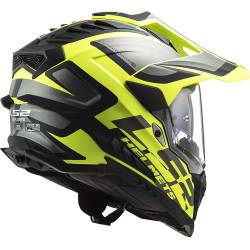 CASCO LS2 EXPLORER ALTER MATT BLACK/FLUO YELLOW