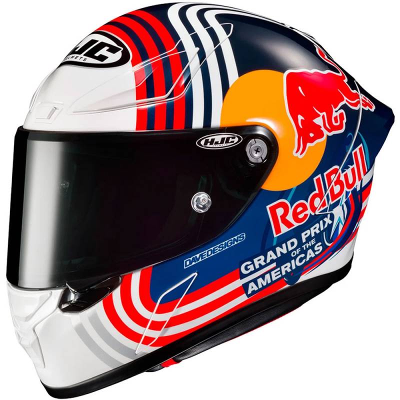 CASCO HJC RPHA 1 RED BULL AUSTIN GP MC-21