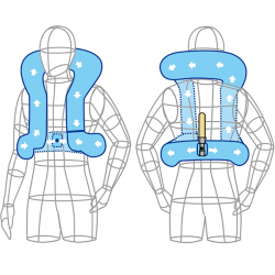 CHALECO AIR-BAG HIT-AIR RS-1 CIRCUITO NEGRO