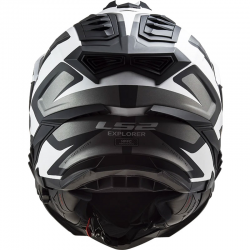 CASCO LS2 EXPLORER ALTER BLANCO/NEGRO MATE