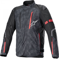 CHAQUETA ALPINESTARS RX-5 DRYSTAR BLACK CAMO/BRIGHT RED