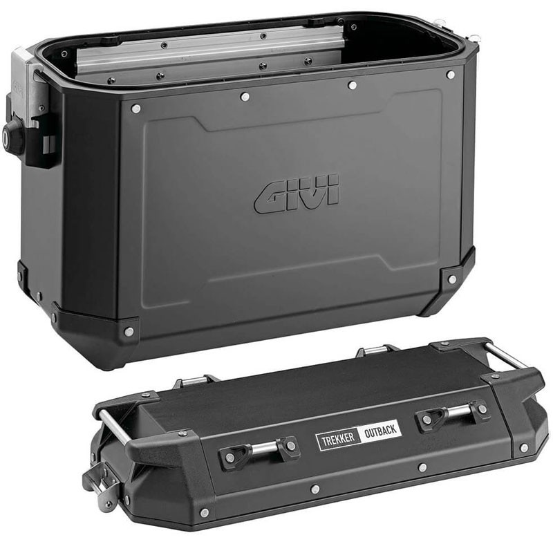 MALETA GIVI TREKKER OUTBACK 37 IZQUIERDA BLACK LINE