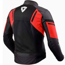 CHAQUETA REVIT GT-R AIR 3 NEGRO/ROJO FLUOR