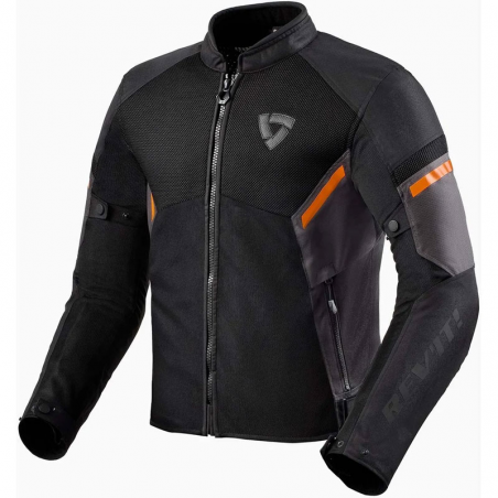 CHAQUETA REVIT GT-R AIR 3 NEGRO/NARANJA FLUOR