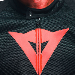 CHAQUETA DAINESE ENERGYCA AIR TEX BLACK/FLUO-RED