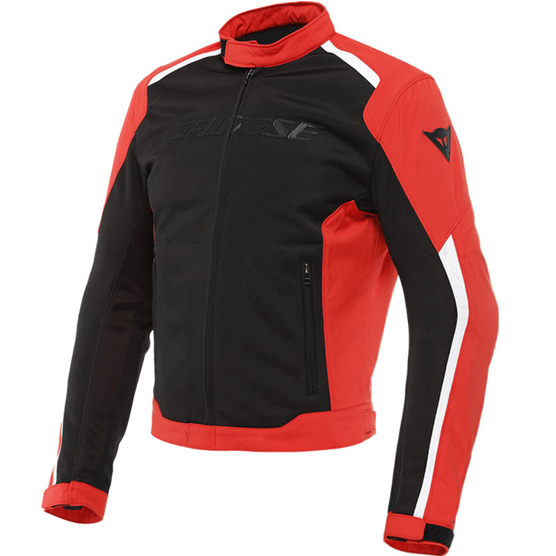 CHAQUETA DAINESE HYDRAFLUX 2 AIR D-DRY BLACK/LAVA-RED