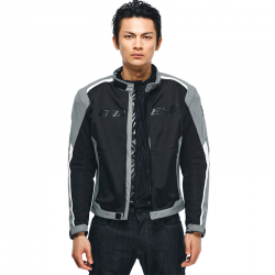 CHAQUETA DAINESE HYDRAFLUX 2 AIR D-DRY BLACK/CHARCOAL-GRAY