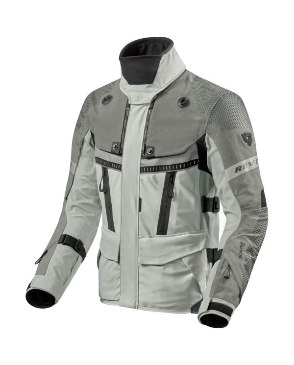 CHAQUETA REVIT DOMINATOR 3 GTX PLATA/ANTRACITA | Chaquetas de moto | %brands%
