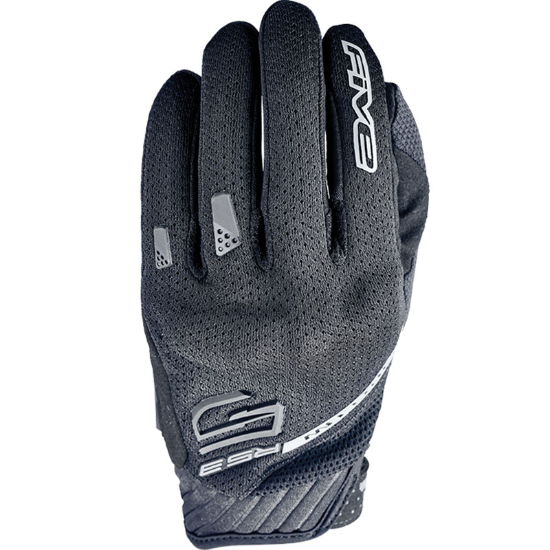 GUANTES FIVE RS3 EVO AIRFLOW NEGRO