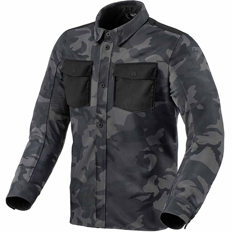 CHAQUETA REVIT TRACER AIR 2 GRIS CAMO