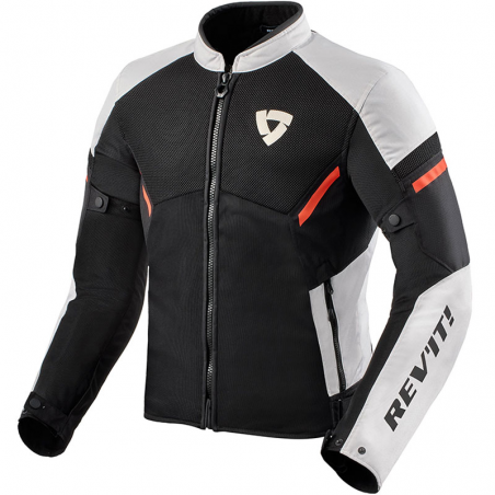 CHAQUETA REVIT GT-R AIR 3 BLANCO/ROJO FLUOR