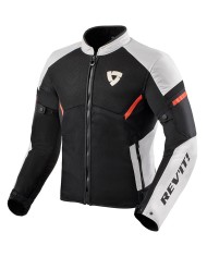 CHAQUETA REVIT GT-R AIR 3 BLANCO/ROJO FLUOR