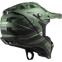 CASCO LS2 MX700 SUBVERTER EVO CARGO MATT MILITARY/GREEN