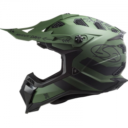 CASCO LS2 MX700 SUBVERTER EVO CARGO MATT MILITARY/GREEN