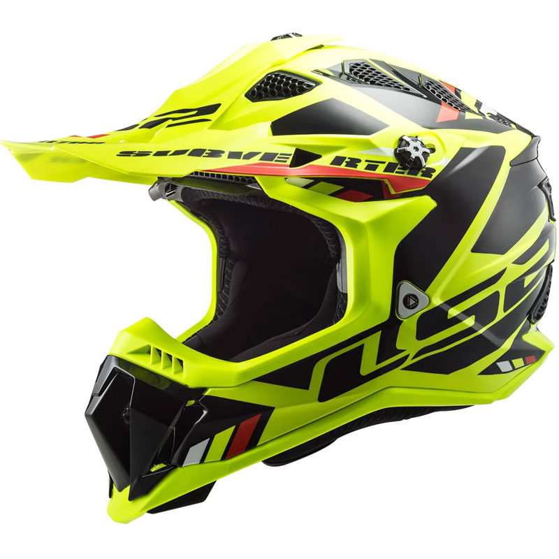 CASCO LS2 MX700 SUBVERTER EVO STOMP ORANGE/BLACK