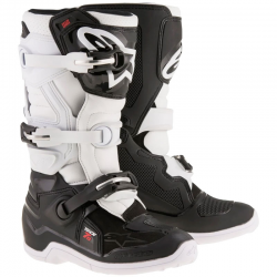 BOTAS ALPINESTARS TECH 7S JUNIOR BLACK/WHITE