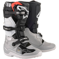 BOTAS ALPINESTARS TECH 7S JUNIOR BLACK/SILVER/GOLD