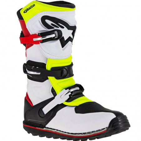 BOTAS ALPINESTARS TECH T WHITE/RED/YELLOW FLUO