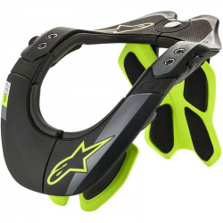 PROTECTOR DE CUELLO ALPINESTARS BNS TECH-2 BLACK/YELLOW FLUO