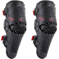 RODILLERAS ALPINESTARS SX-1 V2 BLACK/RED