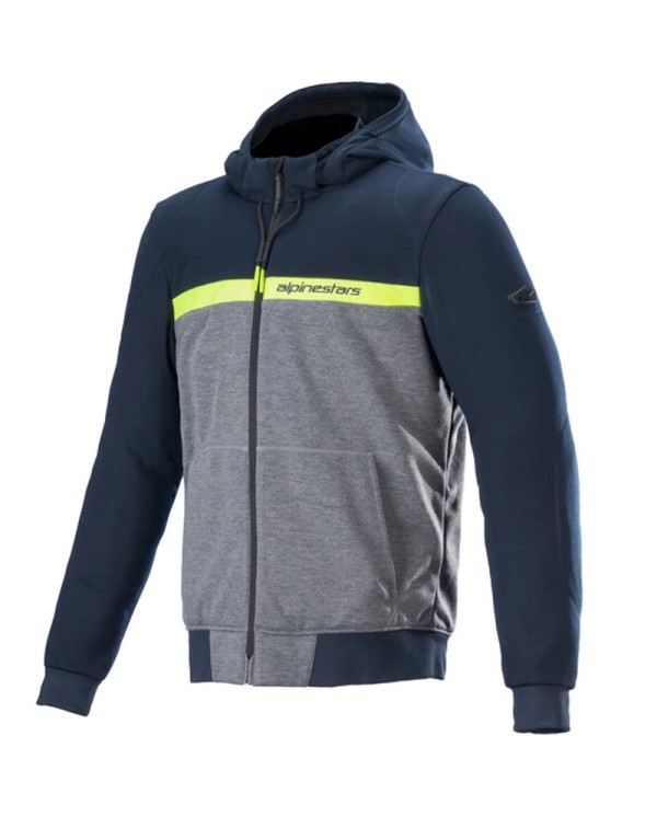 SUDADERA ALPINESTARS CHROME STREET HOODIE DARK NAVY/DARK GRAY/MELANGE
