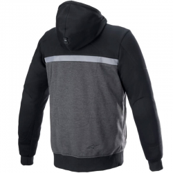 SUDADERA ALPINESTARS CHROME STREET HOODIE BLACK /MELANGE