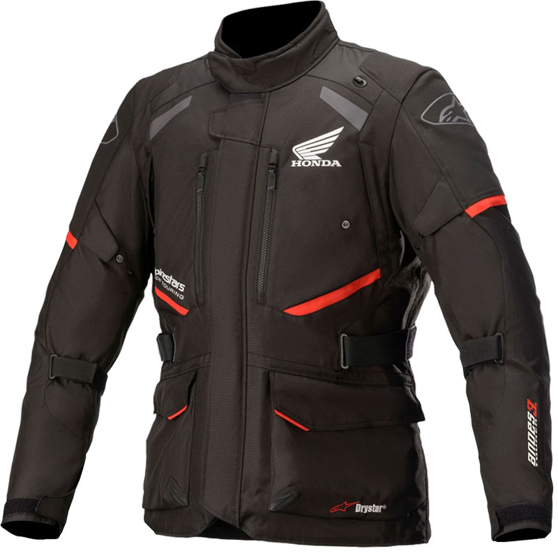 CHAQUETA ALPINESTARS HONDA ANDES V3 DRYSTAR BLACK